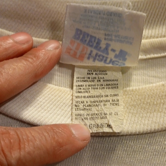 Vintage  90's University of Hawaii long sleeve tee shirt XL Cindy Tees Rainbow - Picture 8 of 12